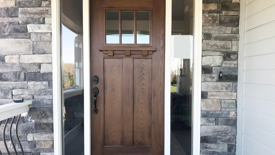 Portas de madeira feitas à medida para residências, com madeira da melhor qualidade