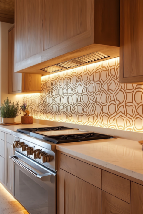 Janelas de madeira redondas com acabamento branco em fachada residencial clássica